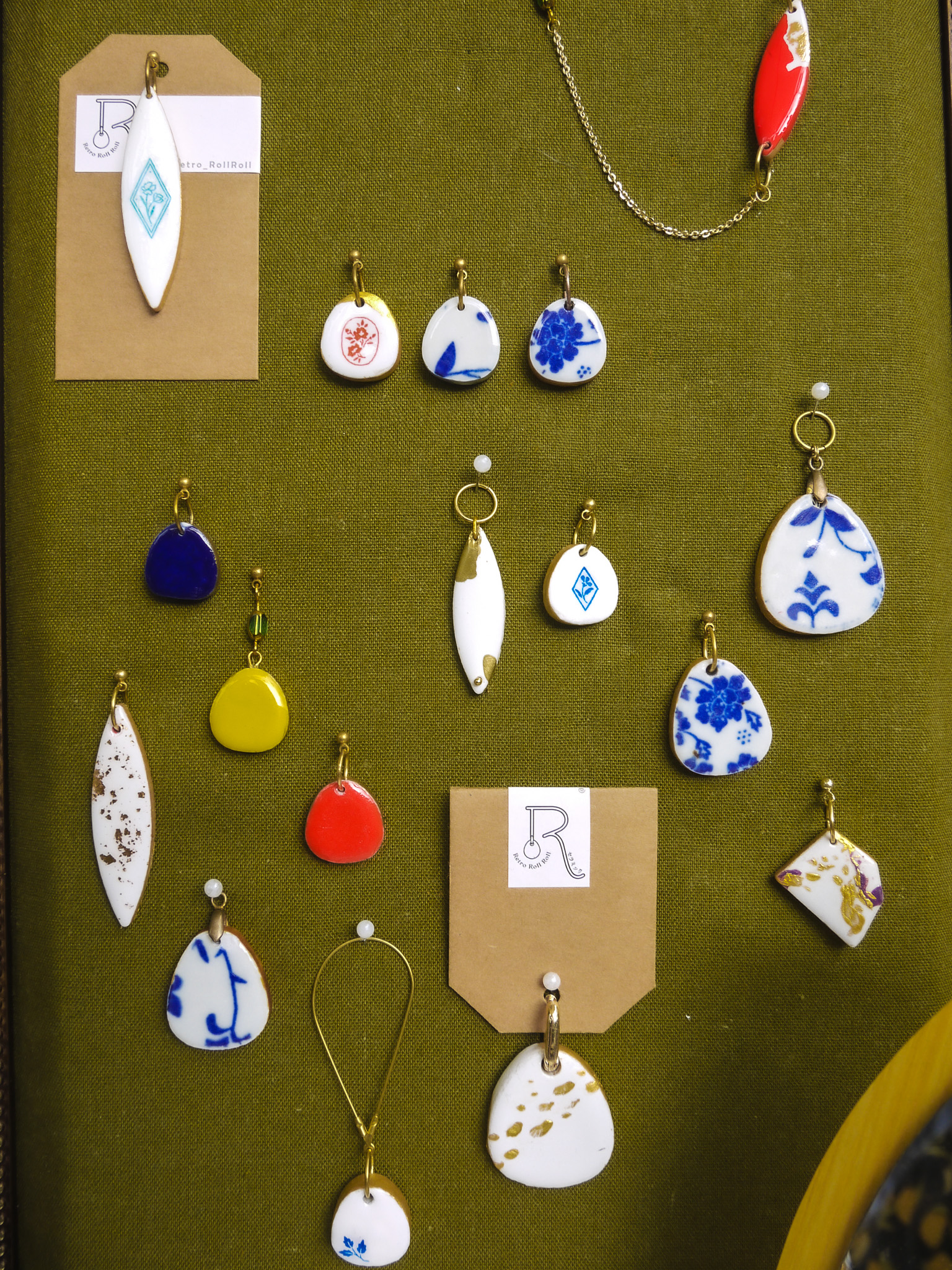 Ceramic earrings